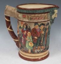 A Royal Doulton limited edition Dickens jug, 470/1000, 27cm high Crazing to the glaze in some areas.