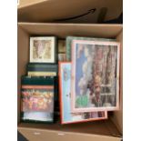 A large collection of various jigsaws Leeds castle, London scenes etc, including many by Wentworth