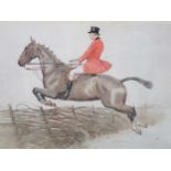 Four Cecil Aldin hunting prints Plate: 35cm x 40.5cm (4)