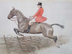 Four Cecil Aldin hunting prints Plate: 35cm x 40.5cm (4)