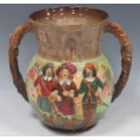 A Royal Doulton Three Musketeers limited edition loving cup, designed by Charles Noke and Henry