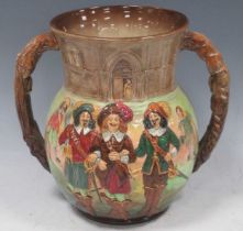 A Royal Doulton Three Musketeers limited edition loving cup, designed by Charles Noke and Henry