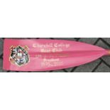 Of Cambridge rowing interest, Churchill College commemorative oar J.A.Miller - president 1975 to