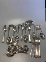A collection of assorted silver flatware, 51.4ozt gross