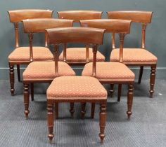 Six early Victorian mahogany dining chairs (6)