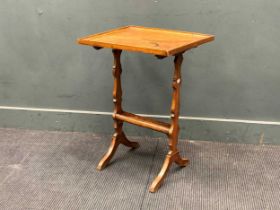 A 19th century fruitwood side table 71 x 52 x 42cm