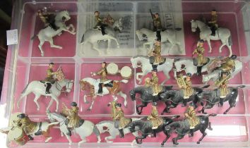 Britains The Changing of the Guard at Buckingham Palaxce, box with loose contents, with some added