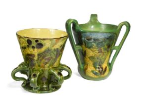Frederick Braddon for C.H. Brannam Barum Pottery, an art pottery vase, 1903,