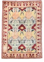 In the manner of C. F. A. Voysey, a large wool carpet, 20th century,