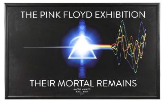 Pink Floyd interest: Their Mortal Remains exhibition poster, Rome 2018,