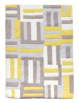 A contemporary deep-pile pure-wool rug,