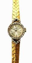 Antor - A Swiss diamond set wristwatch,