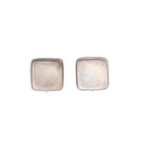 Astrid Fog for Georg Jensen - A pair of late 20th century ear clips,