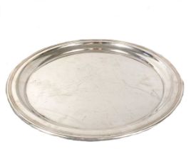 A mid 20th century American metalwares silver tray,
