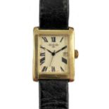 W.H. Wilmot, Birmingham - A 9ct gold wristwatch,