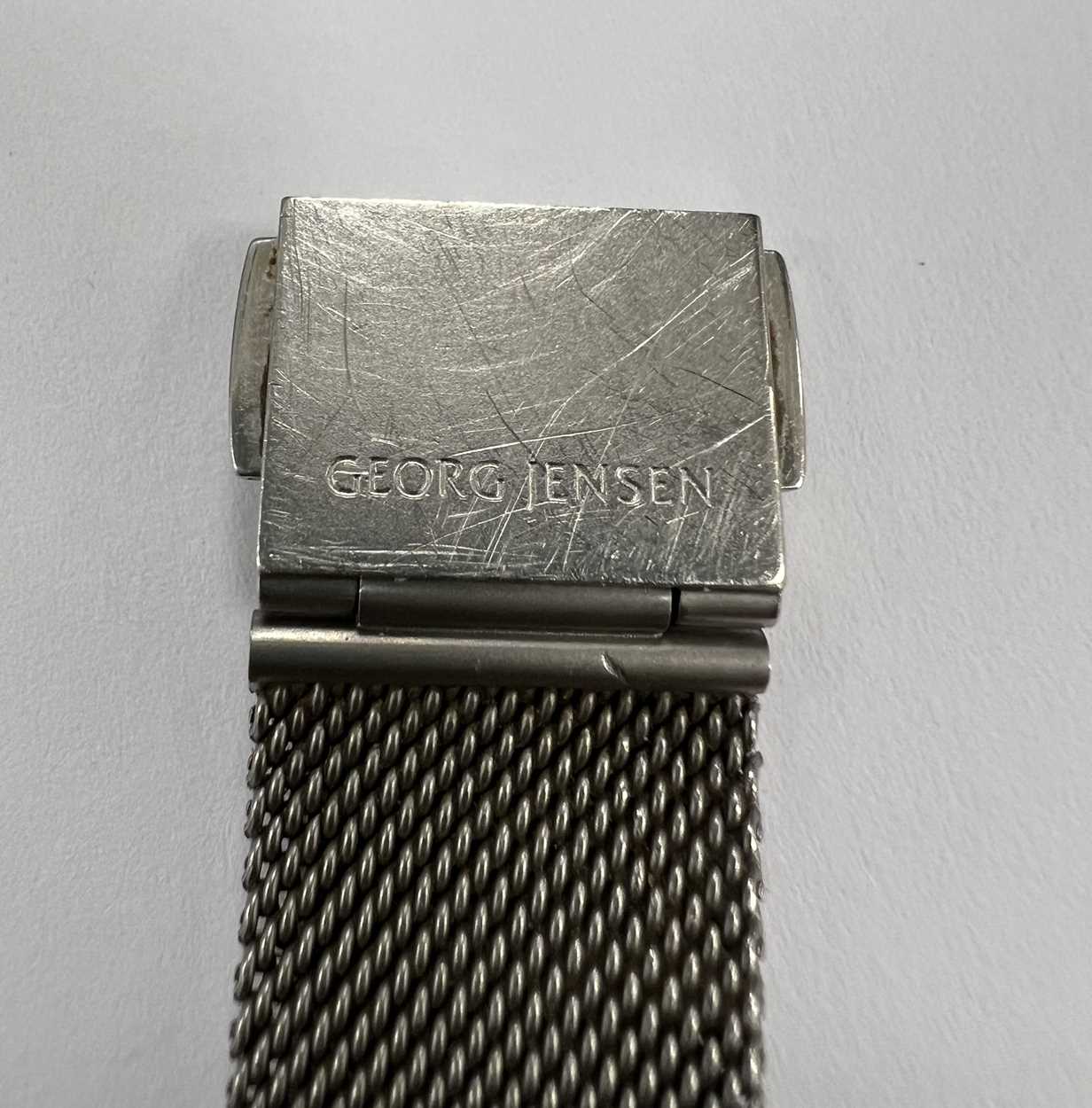 Thorup & Bonderup and Antima for Georg Jensen - A Swiss 18ct gold and steel wristwatch, - Image 6 of 10