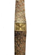 Bueche-Girod - A 9ct three-colour gold wristwatch,