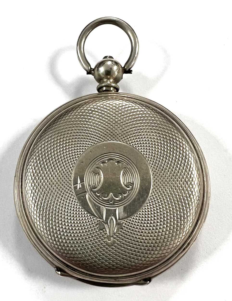 Unsigned - A Swiss silver 24 hour open faced pocket watch, - Image 2 of 6