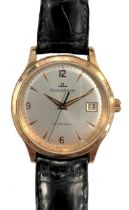 Jaeger-LeCoultre - An 18ct rose gold 'Master Control' wristwatch,
