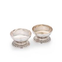 A pair of (probably) 18th century salts,