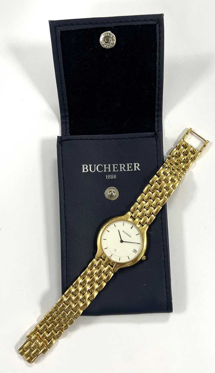 Bucherer - A Swiss 18ct gold wristwatch, - Image 8 of 11