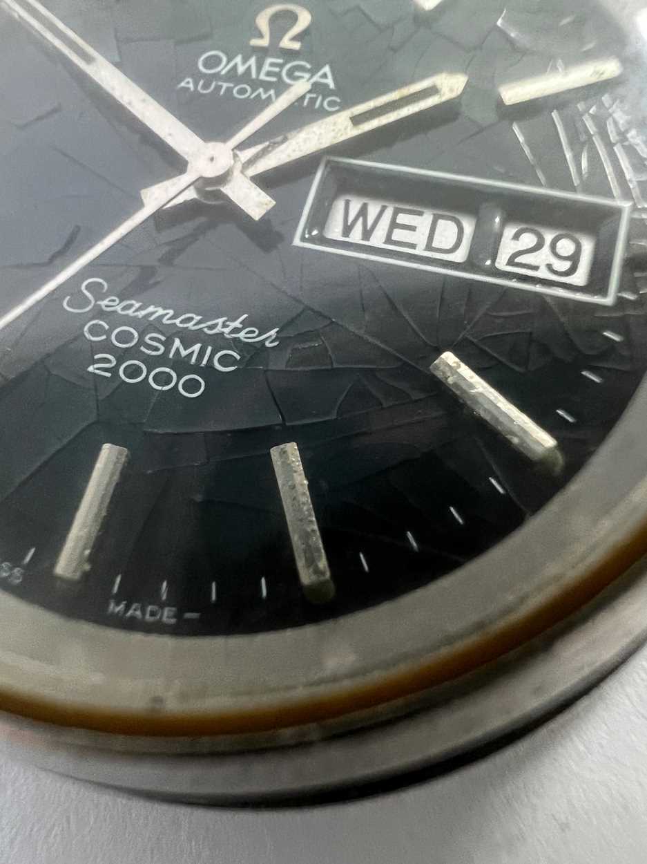 Omega - A steel 'Seamaster Cosmic 2000' wristwatch, - Image 7 of 10