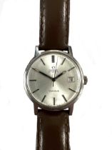 Omega - A steel 'Genève' wristwatch,