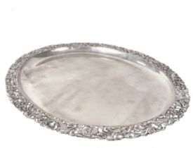 An early 20th century Dutch metalwares silver tray,