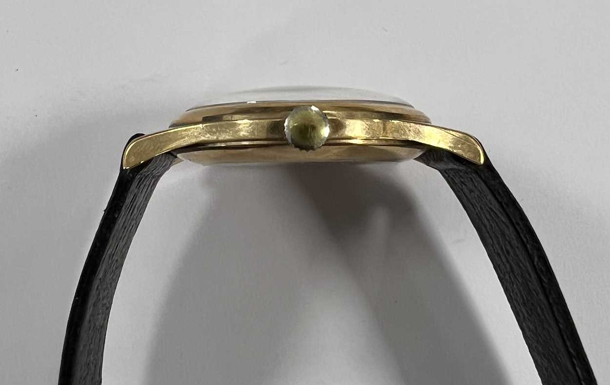 Unsigned, retailed by Garrard & Co. - A 9ct gold wristwatch, - Image 3 of 8