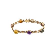 Cropp and Farr - A multi gemstone bracelet,