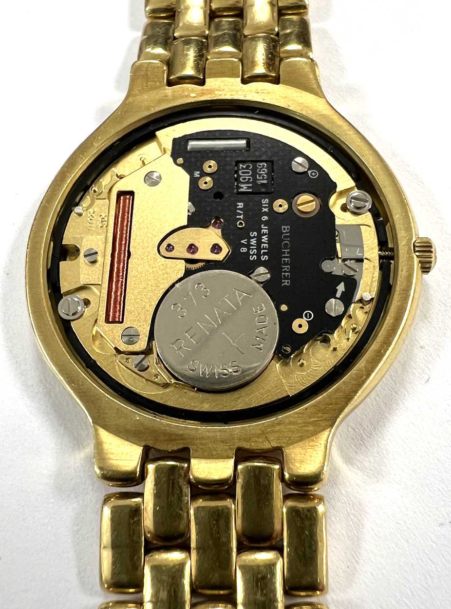 Bucherer - A Swiss 18ct gold wristwatch, - Image 7 of 11