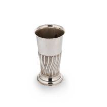 A Victorian silver flared beaker,