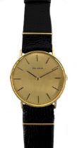 Bulova - A 9ct gold wristwatch,