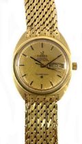 Omega - An 18ct gold 'Constellation' wristwatch,