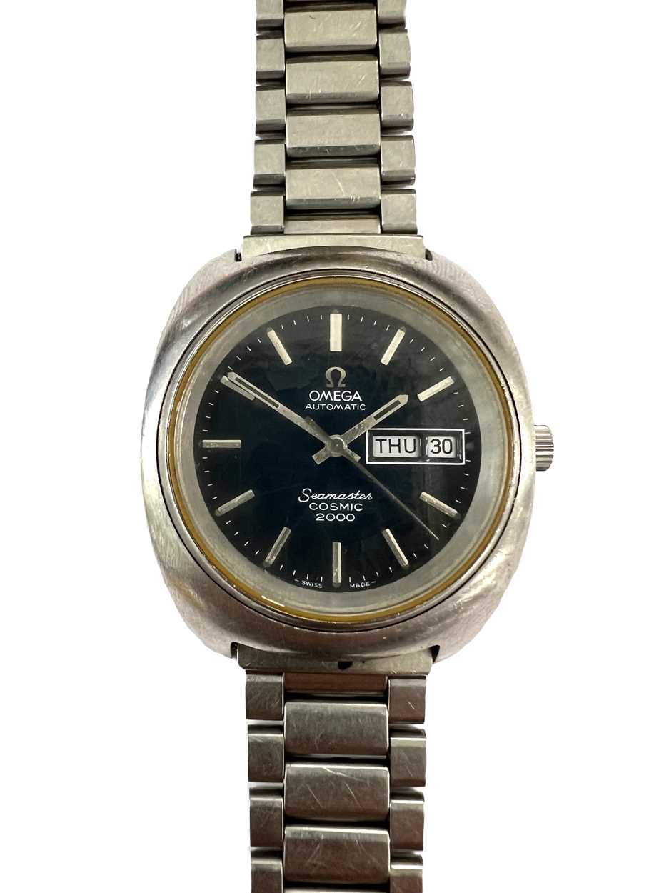 Omega - A steel 'Seamaster Cosmic 2000' wristwatch,