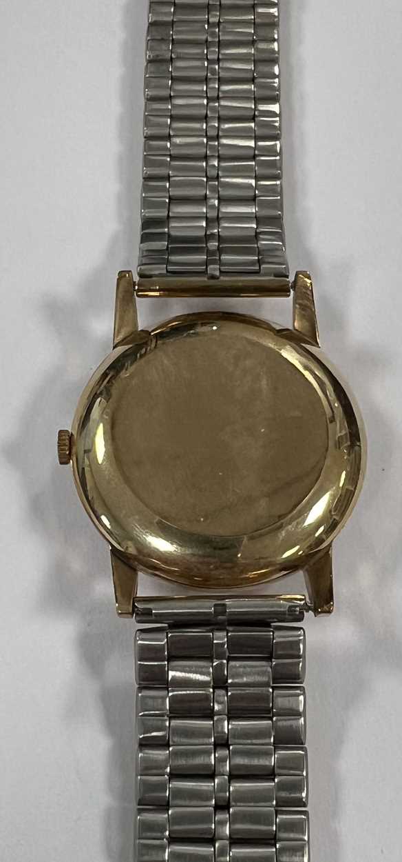Unsigned, retailed by Garrard & Co. - A 9ct gold wristwatch, - Image 2 of 4