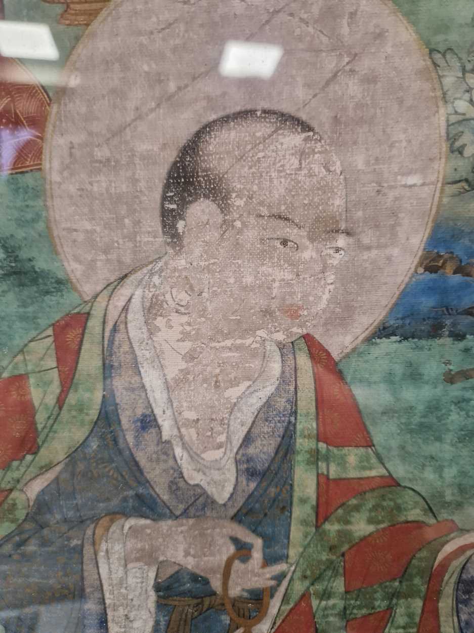 A Sino-Tibetan thangka, Qing Dynasty, late 18th early/19th century, - Image 17 of 17