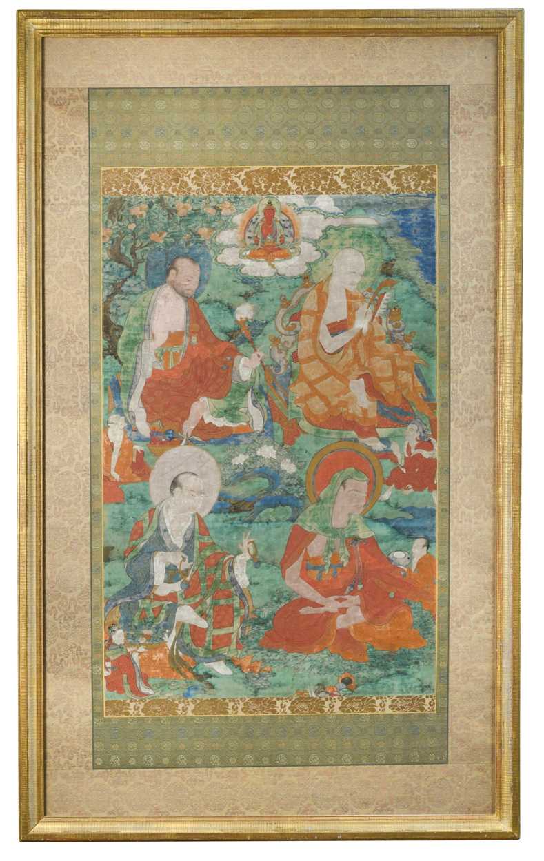A Sino-Tibetan thangka, Qing Dynasty, late 18th early/19th century,