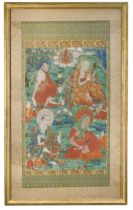 A Sino-Tibetan thangka, Qing Dynasty, late 18th early/19th century,