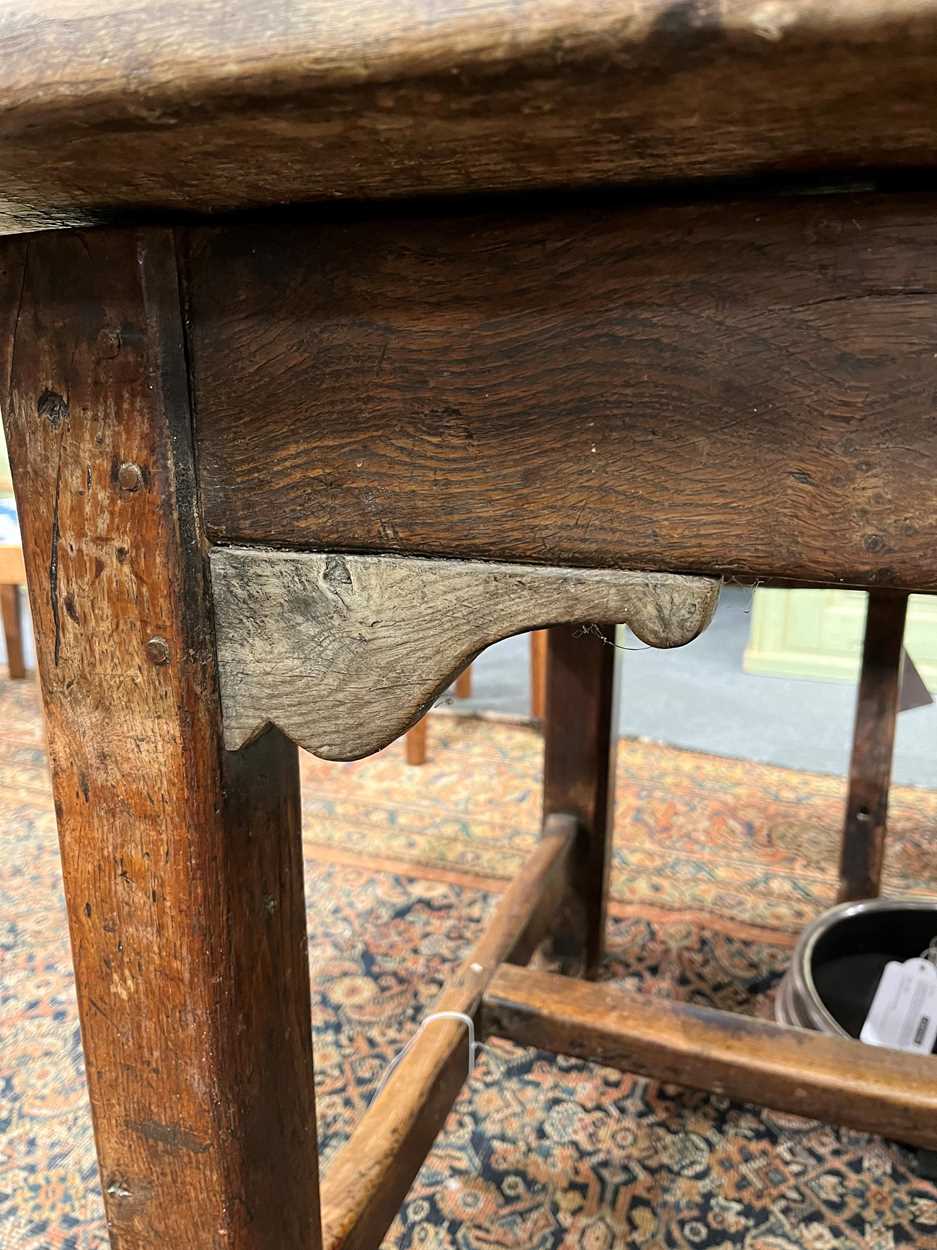 An oak refectory table, 18th century, - Bild 4 aus 10