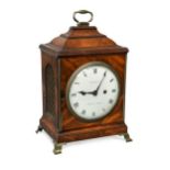 A small Regency mahogany bracket clock signed Dwerrihouse, Berkeley Square,