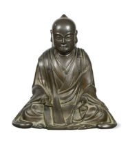 A Japanese bronze figure of Amitabha, 19th/early 20th century,