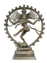 An Indian bronze figure of Shiva Nataraja, 19th/20th century,