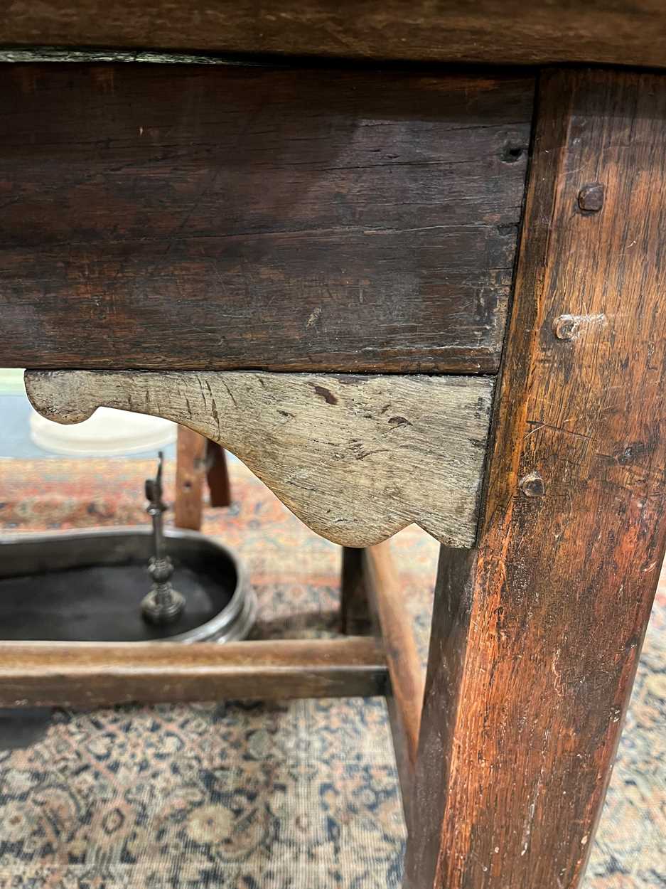 An oak refectory table, 18th century, - Bild 9 aus 10