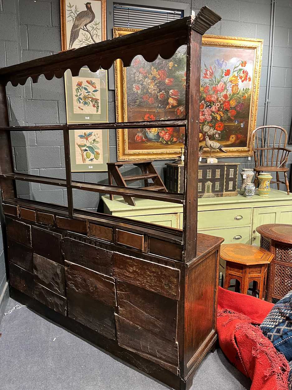 An oak dresser, 18th century, - Bild 9 aus 15