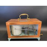 A John Davis & Son of Derby copper cased barograph.