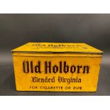 An Old Holborn Blended Virginia tobacco rectangular dispensing tin, 8 3/4" w.