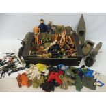 A large quantity of original Action Man, mainly 1970s and 1980s including figures, uniforms and