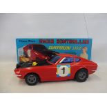 A circa 1970s radio controlled Datsun 240Z, made by Asahi, box excellent.