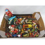 A large selection of playworn die-cast to include some TV related.